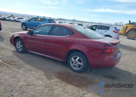 2004 Pontiac Grand Prix Gt2 z USA, uszkodzony, nr VIN 2G2WS522X41138353